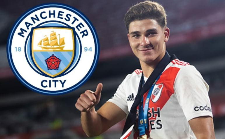 Julián Álvarez - Manchester City. Foto: NA.