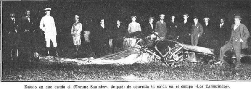Accidente de Newbery en Mendoza. Foto: Archivo General de la Pasión.