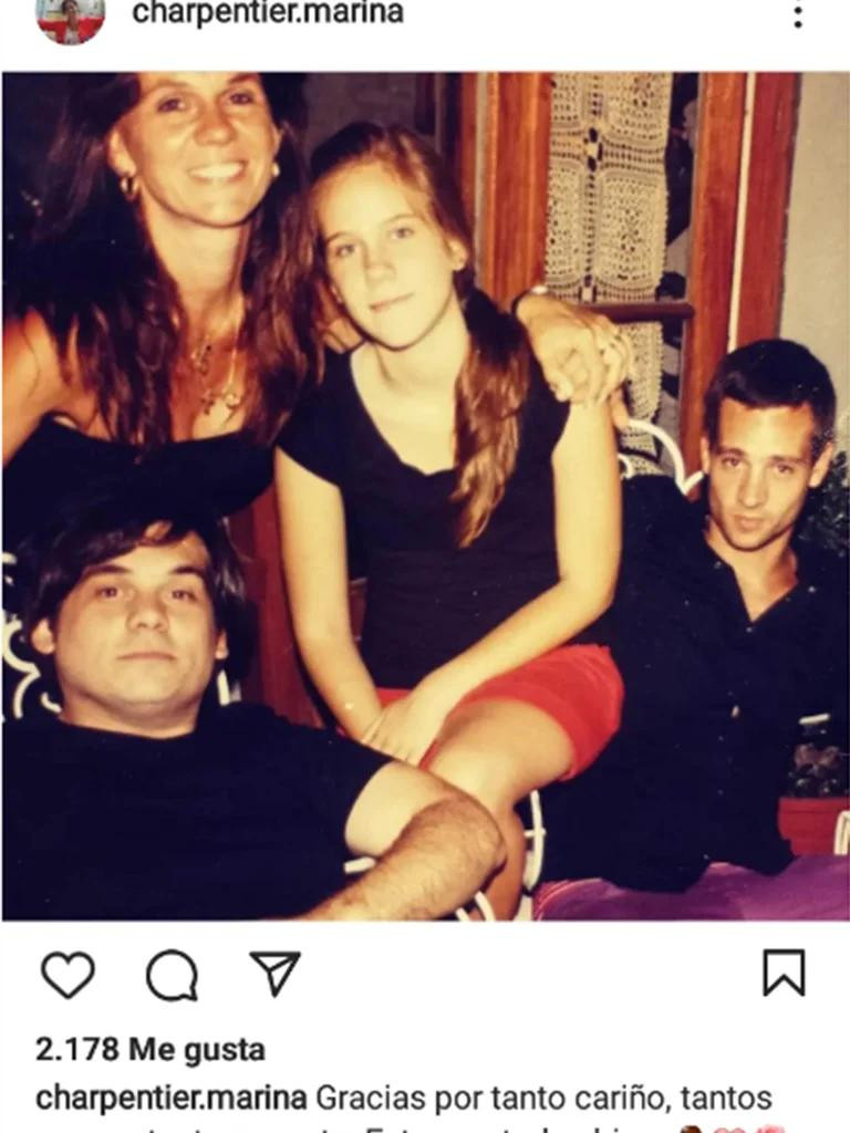 Posteo de la mamá de Chano tras su internación. Foto: Instagram.