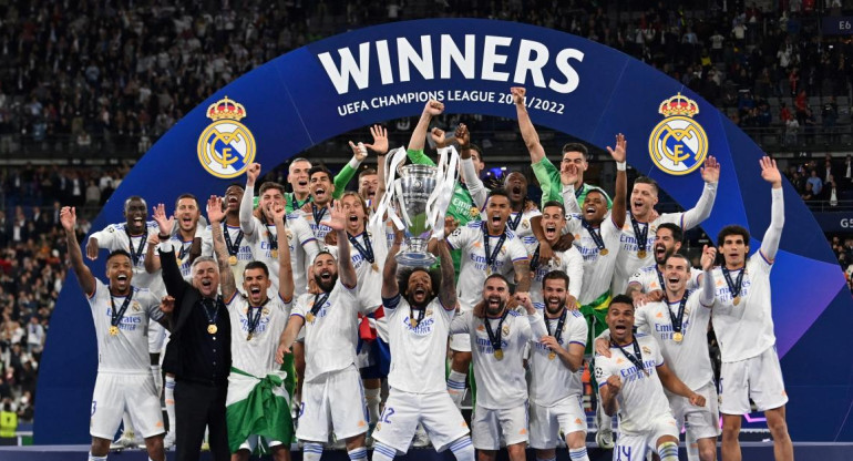 Real Madrid campeón de Champions League. Foto: AFP.