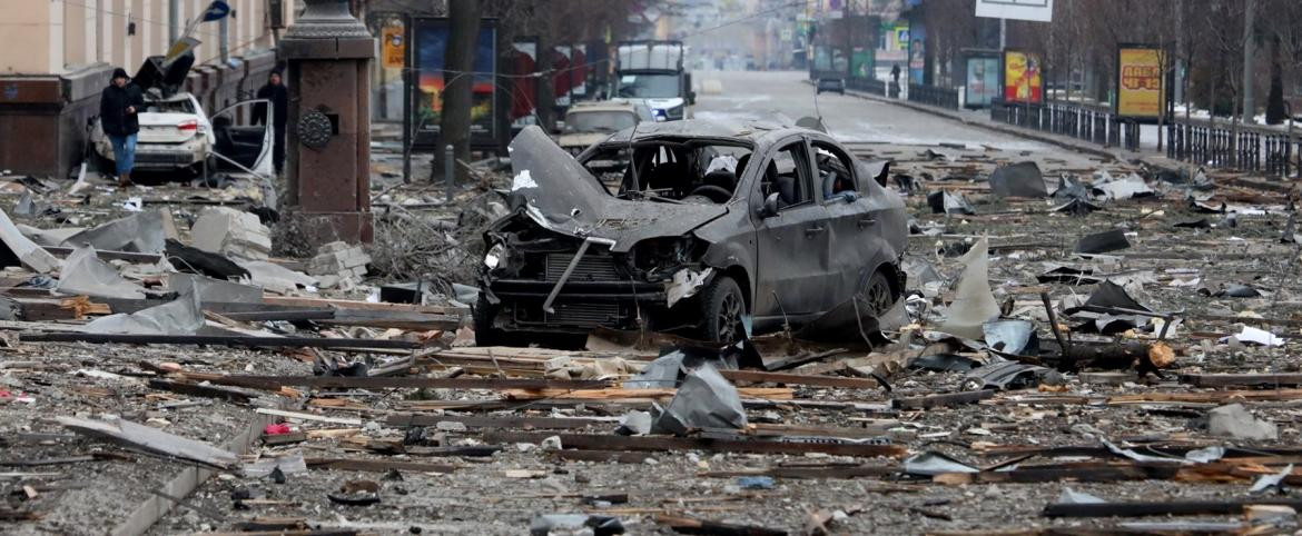 Coche bomba. Guerra Rusia Ucrania