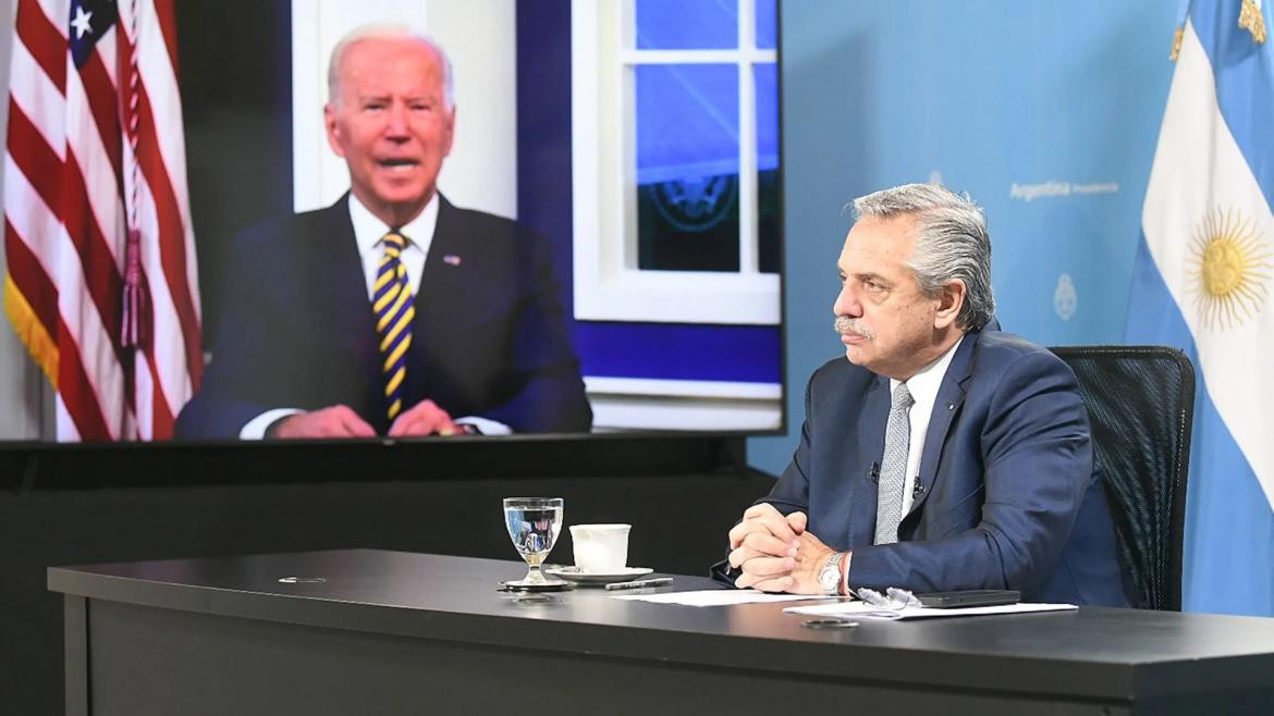 Alberto Fernández y Joe Biden