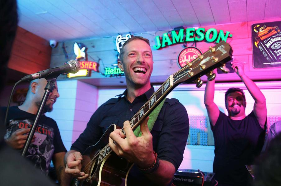 Coldplay, banda. Foto: NA.