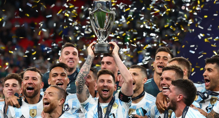 Finalissima, Argentina vs. Italia. Foto: REUTERS.