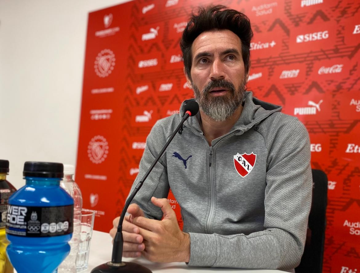 Eduardo Domínguez. Foto: @Independiente.