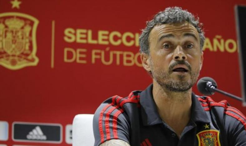 Luis Enrique, técnico de España. Foto: NA.