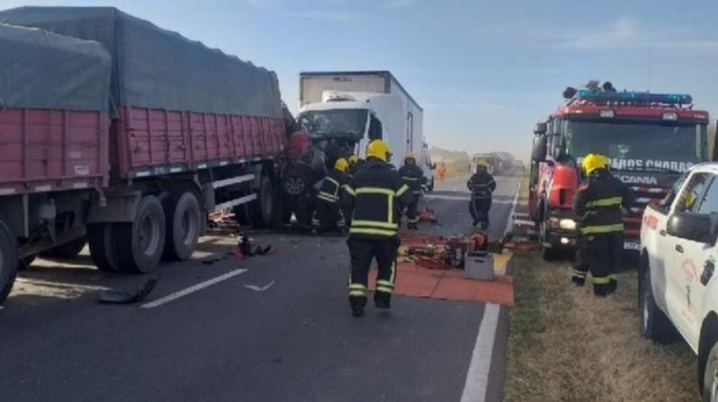 Accidente fatal en la ruta 33. Foto: NA.