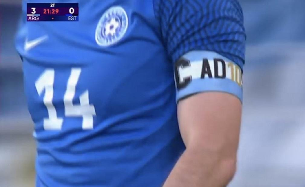 Cinta de capitán, Selección de Estonia, Diego Maradona, NA