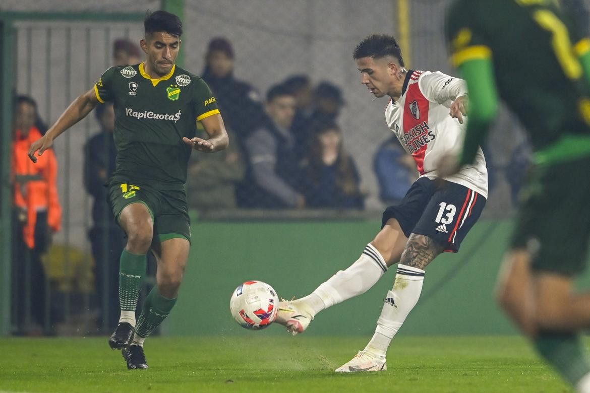 Defensa y Justicia vs River, fútbol argentino. Foto: NA.