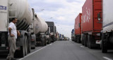 Transporte, camiones, protesta, NA