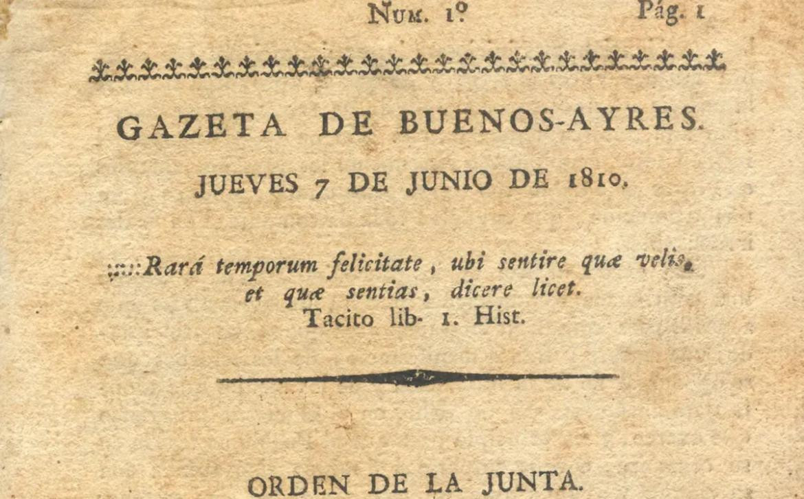  La Gazeta, primer periódico de la etapa independentista argentina