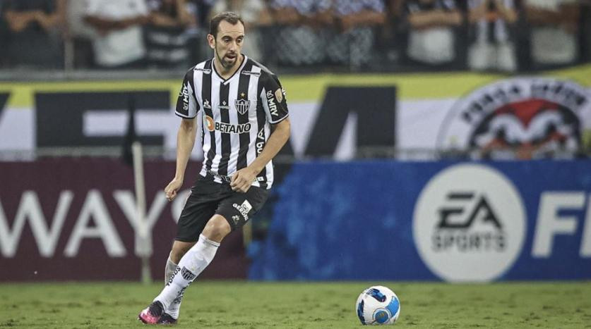 Diego Godín, futbolista. Foto: NA.