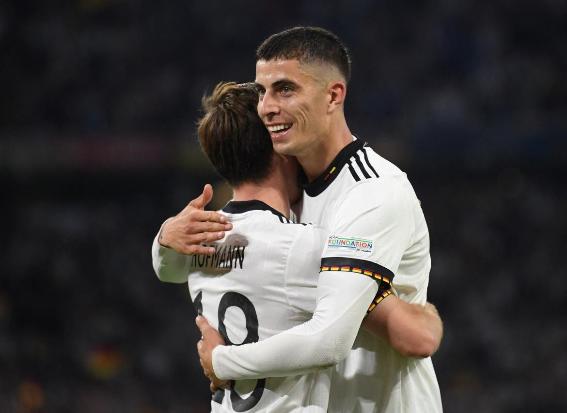 Alemania vs Inglaterra, UEFA Nations League. Foto: Reuters.