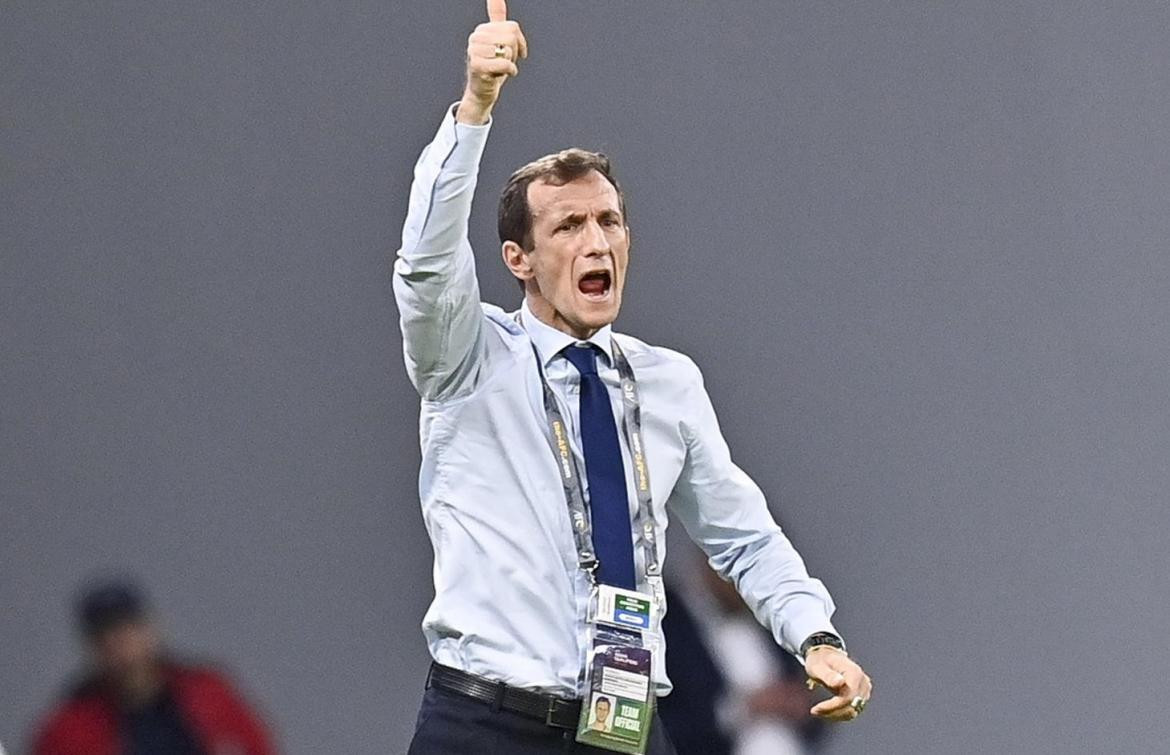 Rodolfo Arruabarrena, Australia vs Emiratos Árabes, eliminatorias Qatar 2022. Foto: EFE.