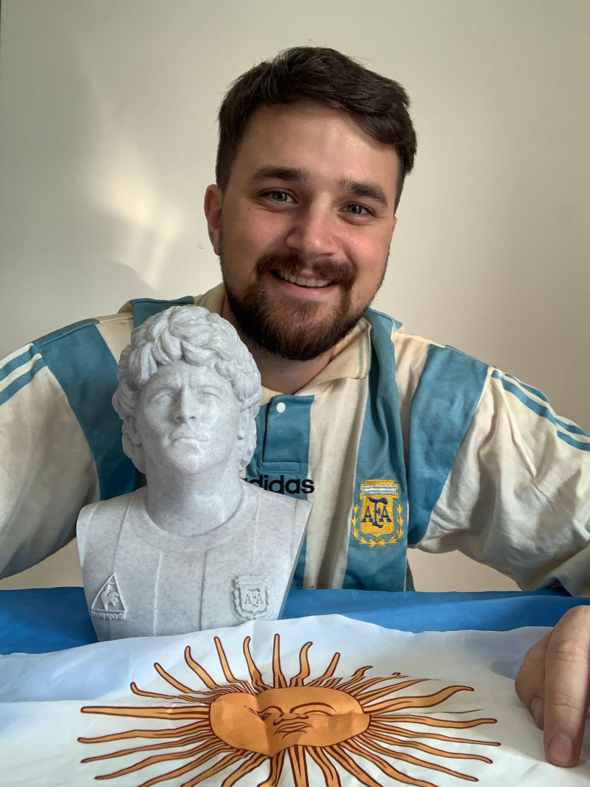 Fernando Romero, autor del hit de la Selección argentina. Foto: Fernando Romero.