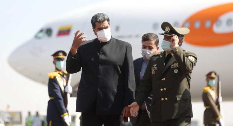 Nicolás Maduro en Irán. Foto: REUTERS.