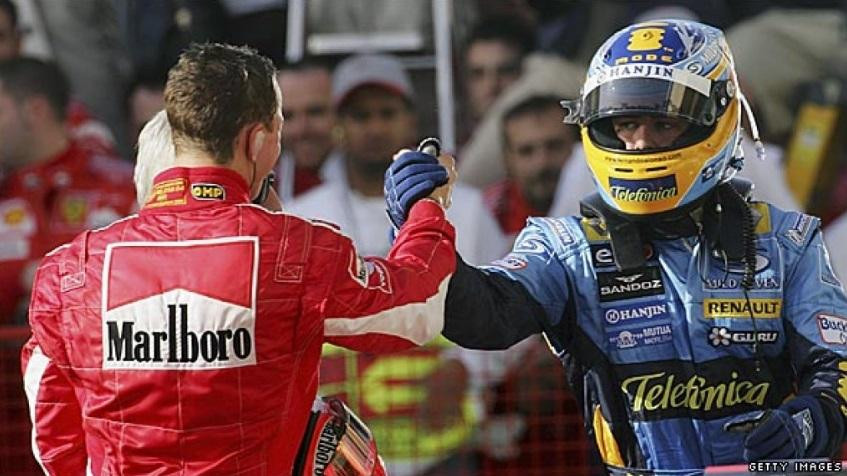 Fernando Alonso, Michael Schumacher, Fórmula 1, Foto F1