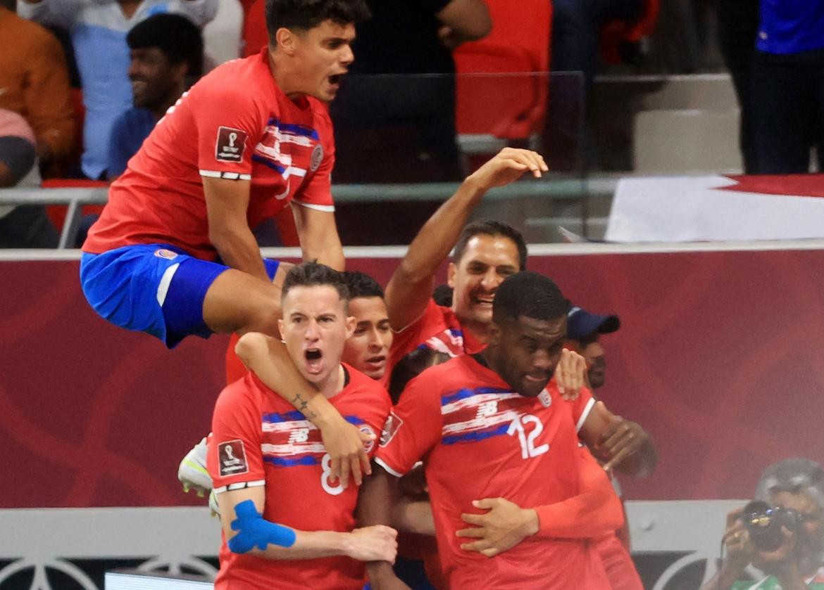 Repechaje para el Mundial de Qatar, Costa Rica vs. Nueva Zelanda. Foto: REUTERS.