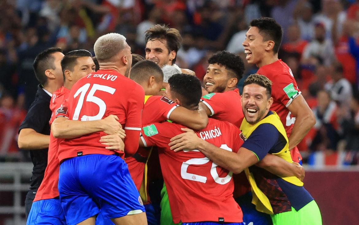 Repechaje para el Mundial de Qatar, Costa Rica vs. Nueva Zelanda. Foto: REUTERS.