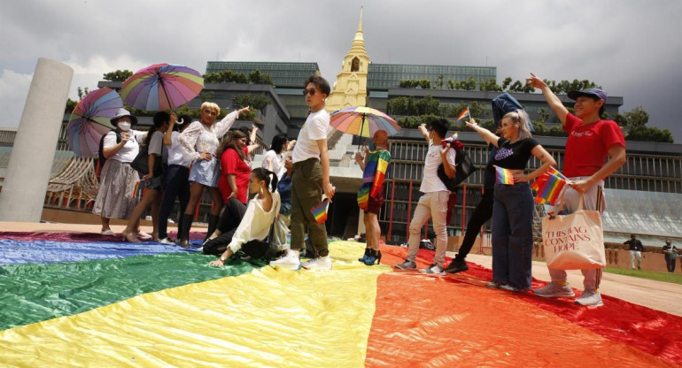 Matrimonio igualitario en Tailandia. Foto: EFE.