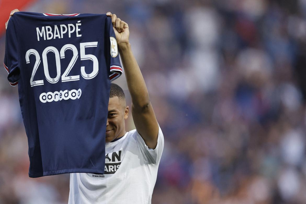 Kylian Mbappé, PSG. Foto: Reuters.
