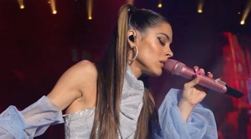 Tini Stoessel le dedicó una canción de amor a Rodrigo De Paul en su show