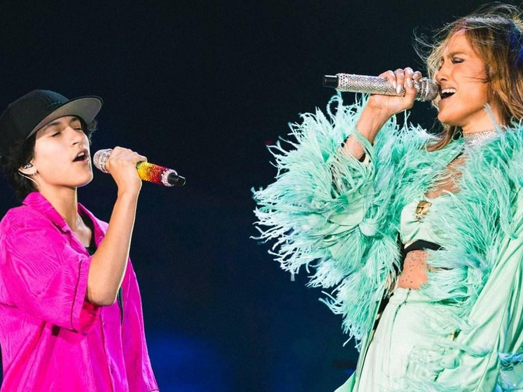 Jennifer Lopez y su hija. Foto: EFE.