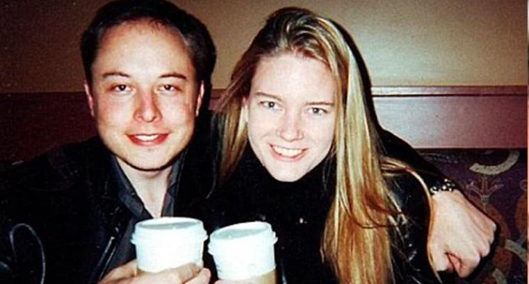 Elon Musk y Justine Wilson, su ex esposa. Foto: internet.