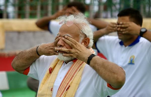 Yoga. Foto: EFE.