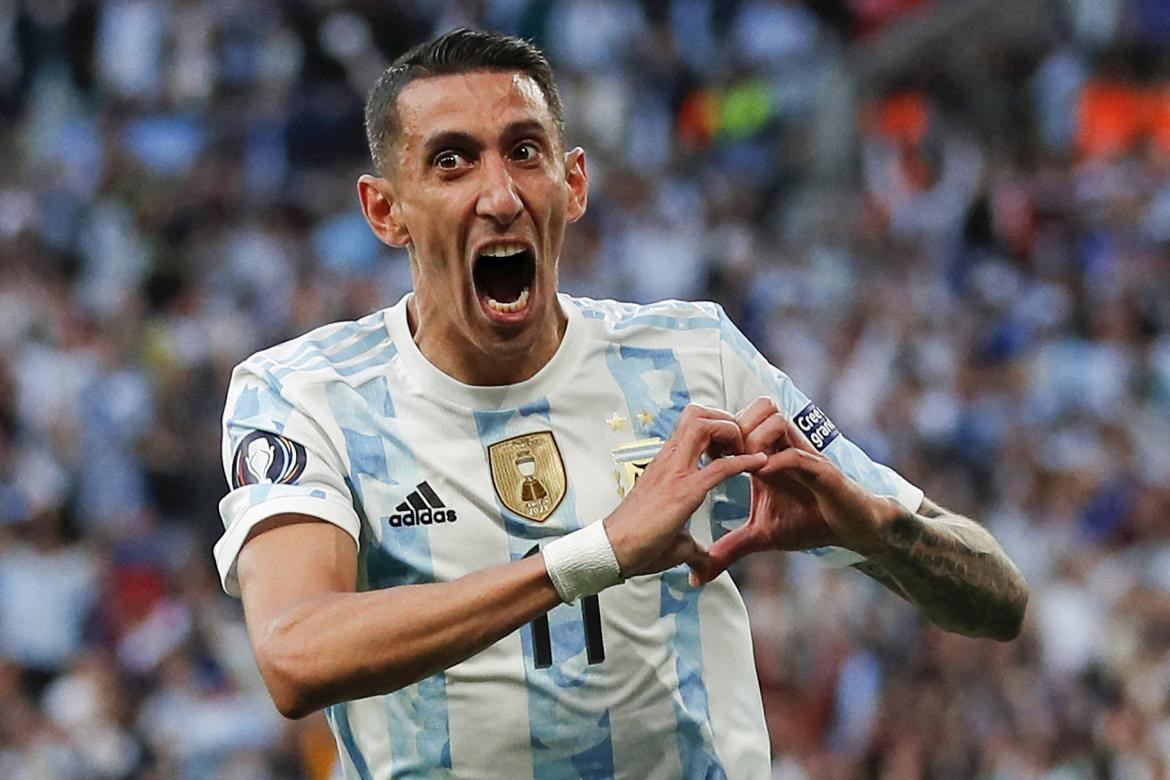 Ángel Di María, futbolista. Foto: NA.