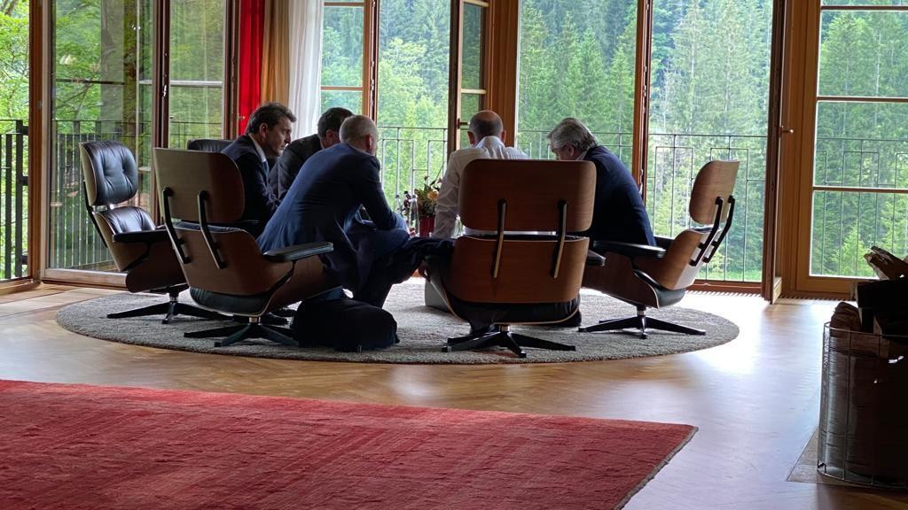 Sergio Massa en Cumbre del G7, Foto Presidencia