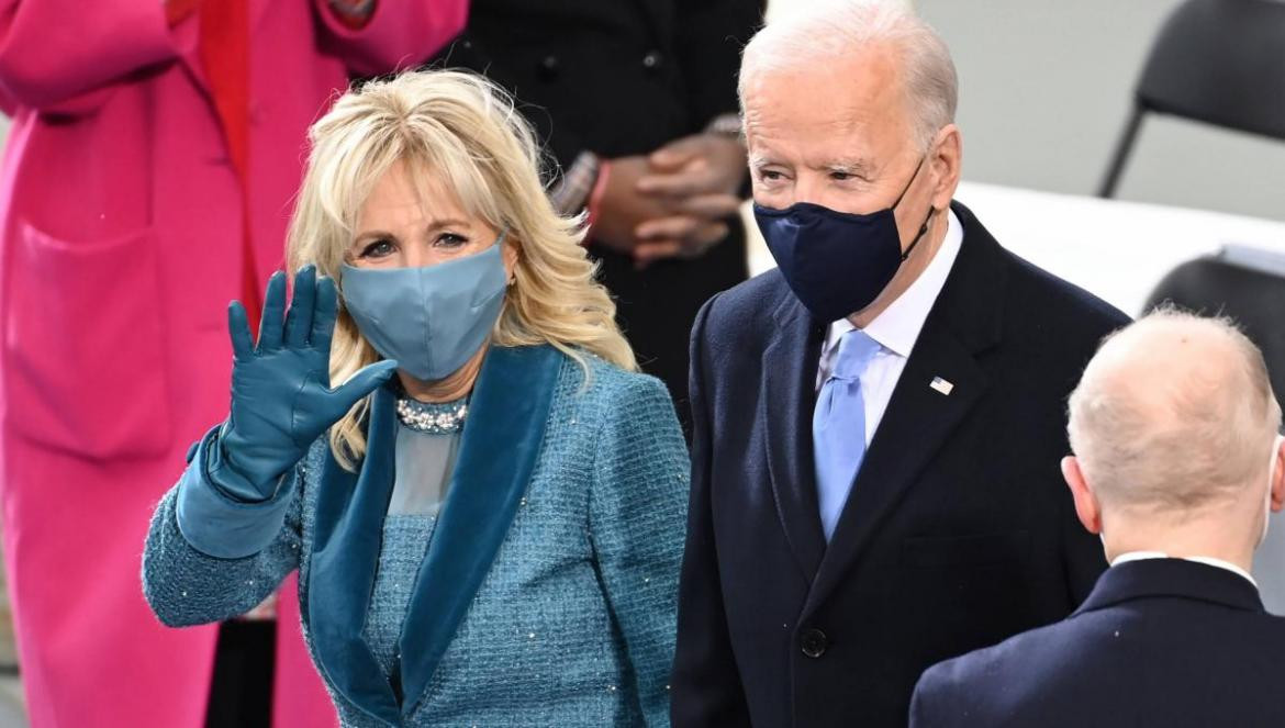 Jill y Joe Biden. Foto: EFE.