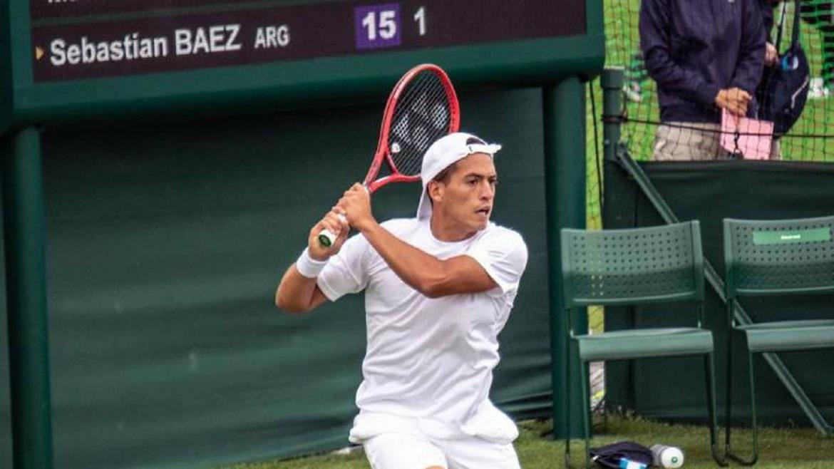 Sebastián Báez, Wimbledon. Foto: redes sociales.