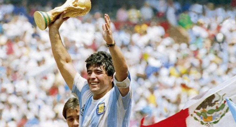 Maradona y la Copa del Mundo. Un amor incondicional. Foto: NA.