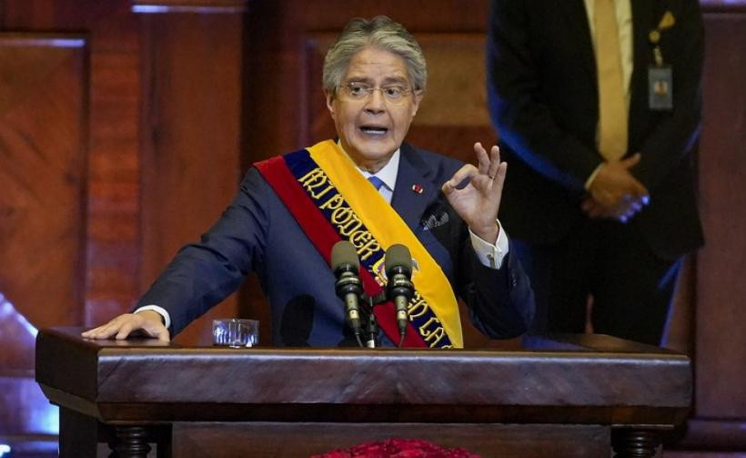 Guillermo Lasso, presidente de Ecuador. Foto: NA.