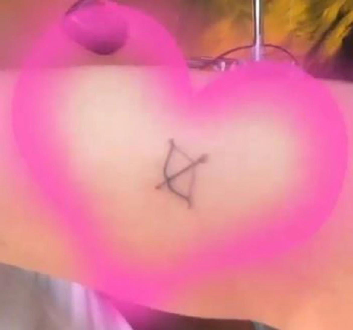 El tatuaje que se hizo Tini Stoessel Foto: Instagram/tinistoessel.