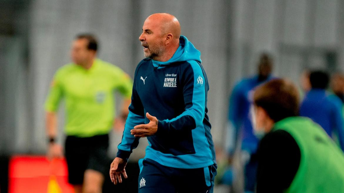 Jorge Sampaoli, director técnico. Foto: EFE.