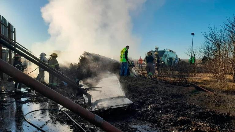 Accidente de avión en Río Grande. 