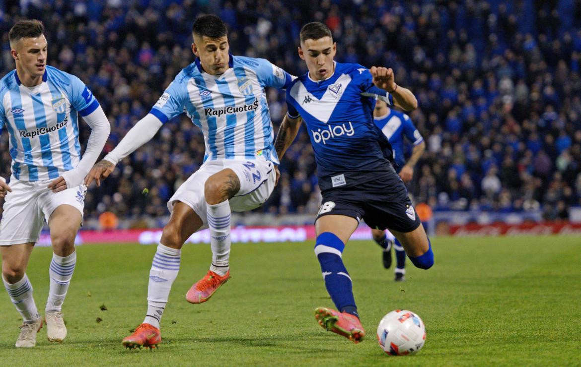 Vélez y Atlético Tucumán por la Liga Profesional de Fútbol. Foto NA