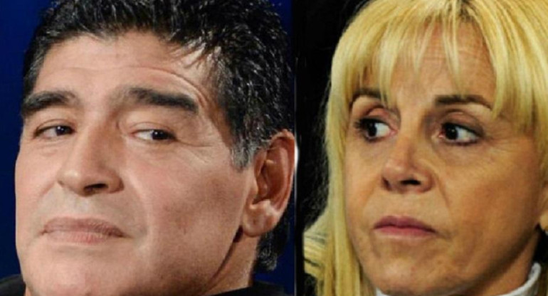 Diego Maradona y Claudia Villafañe, NA