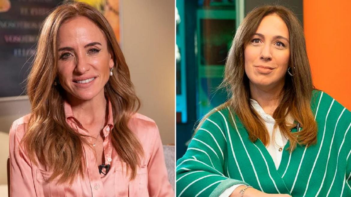 María Eugenia Vidal y Victoria Tolosa Paz.