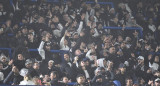 Hinchas del Corinthians en La Bombonera. Foto: Twitter @Corinthians.