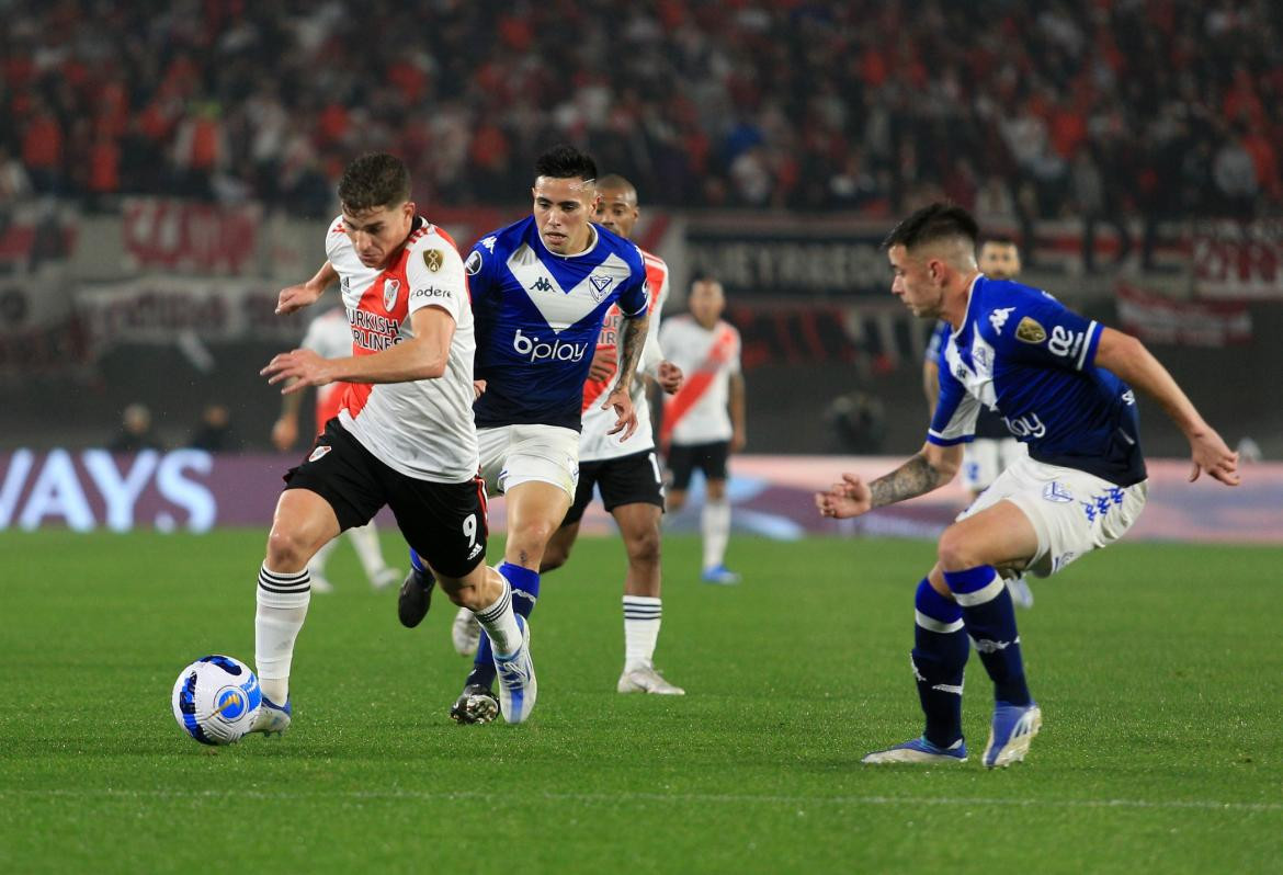 River Plate vs. Vélez Sarsfield, fútbol, NA