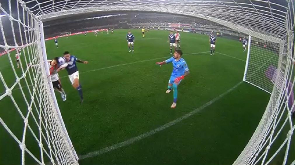 Gol anulado a River contra Vélez, Copa Libertadores, captura de video	