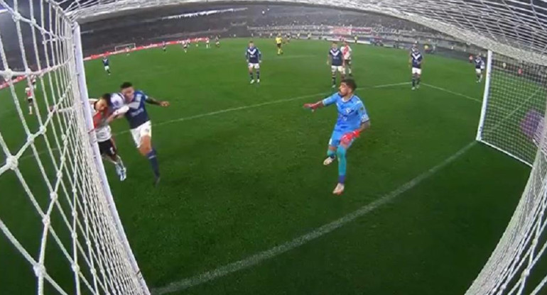 Gol anulado a River contra Vélez, Copa Libertadores, captura de video	