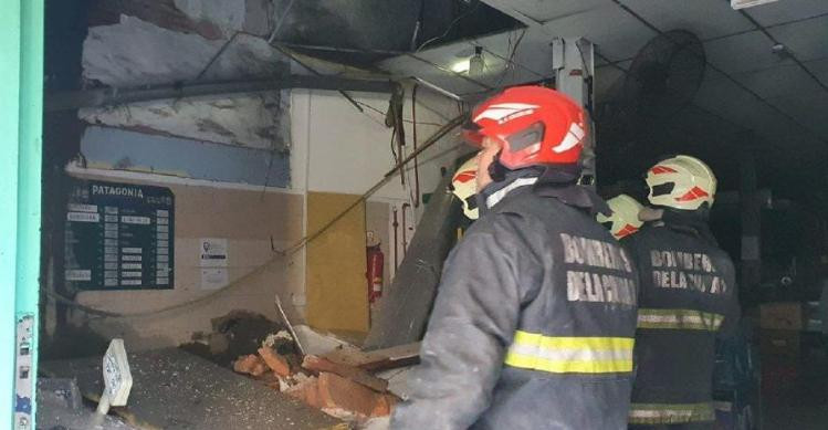 Caída de ascensor en Palermo. Foto: NA.