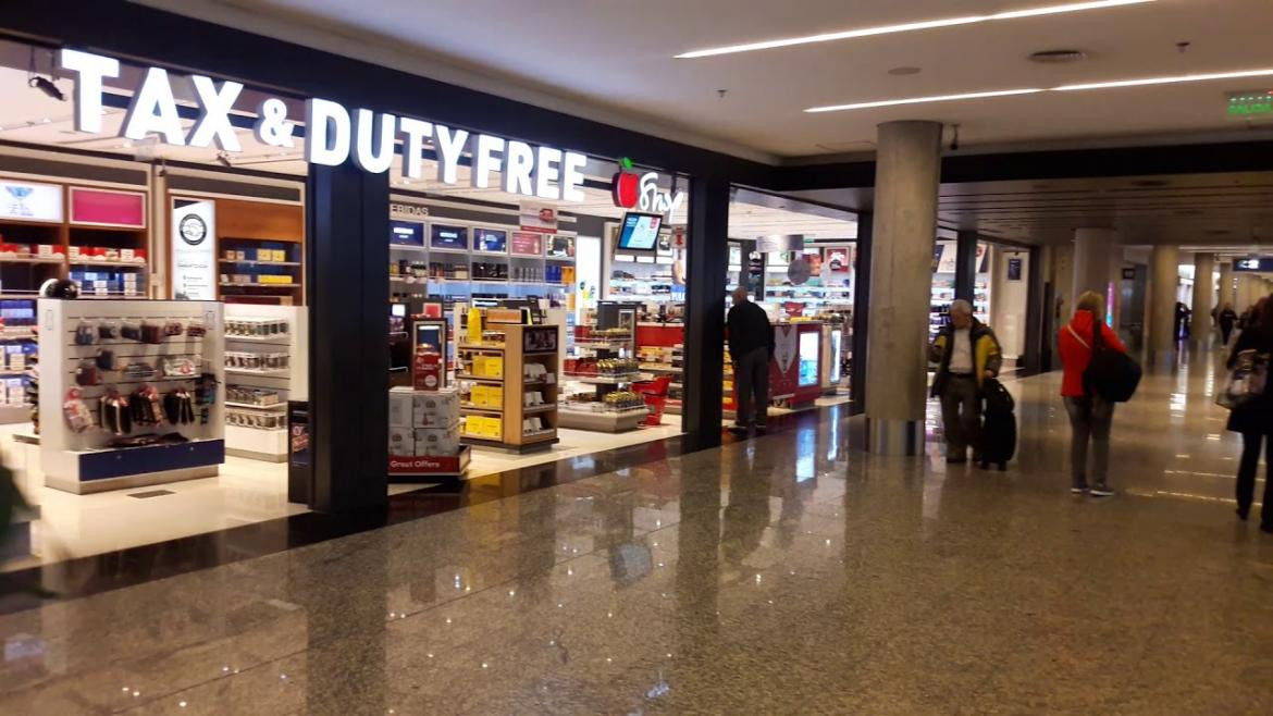 Freeshop en el Aeropuerto de Ezeiza.