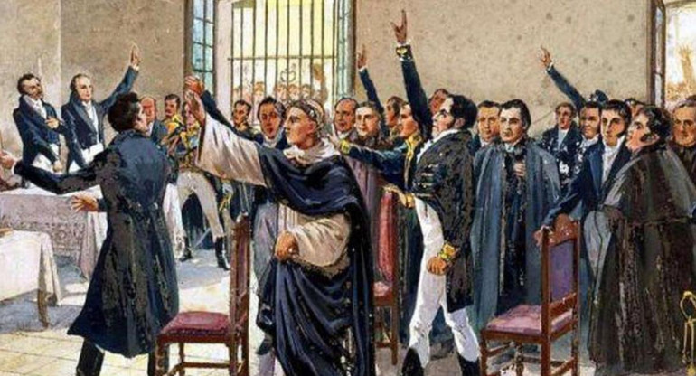 Congreso de Tucumán, 9 de julio de 1816.