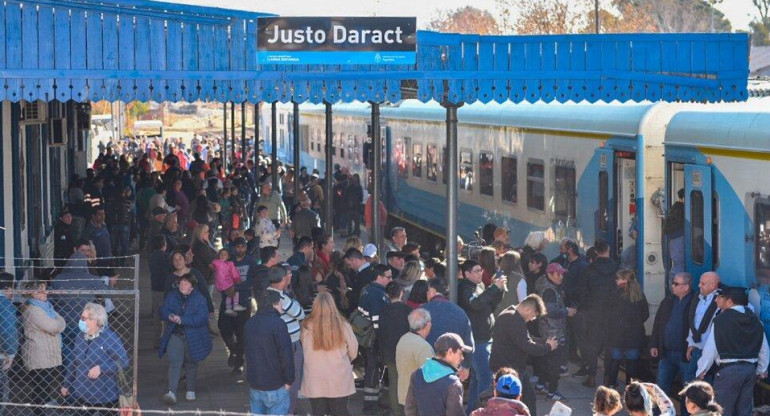 Trenes de pasajeros a San Luis.
