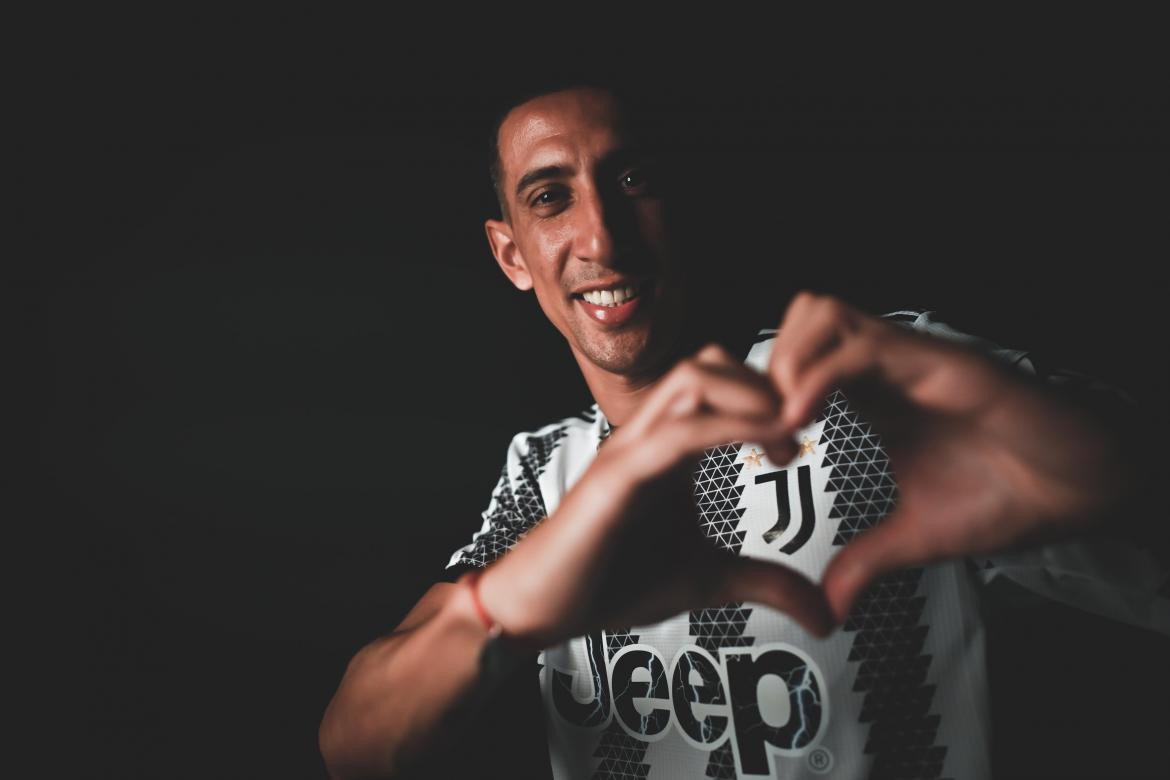 Ángel Di María en la Juventus. Foto: @juventusfc.